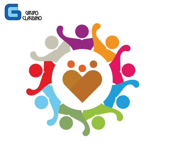 Logo Grupo Claudino - Roda da Família